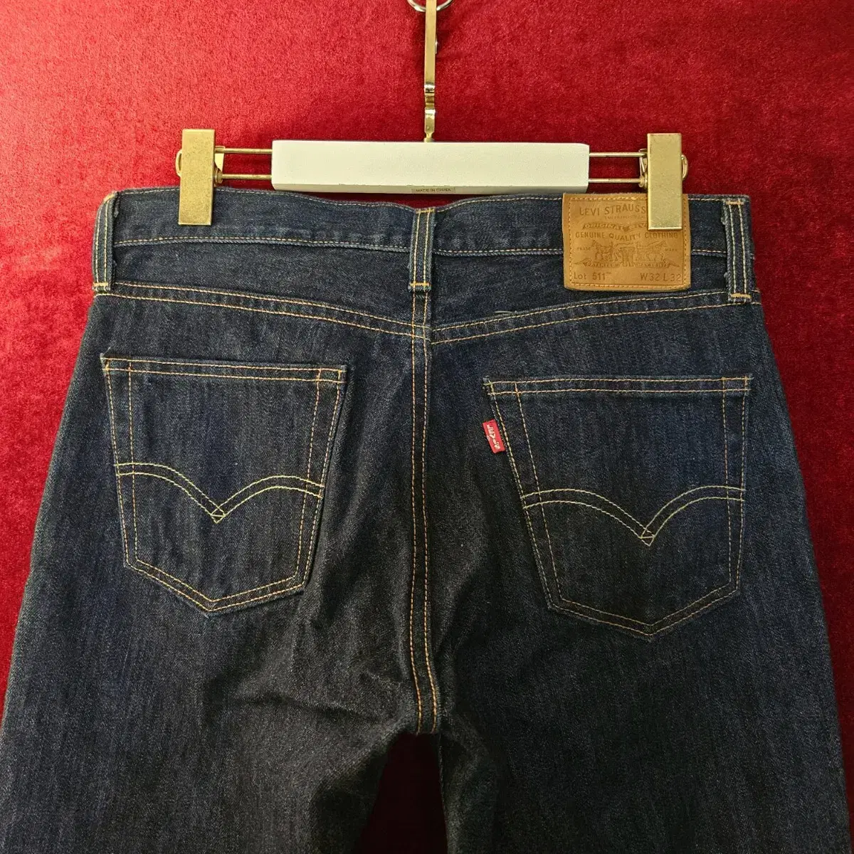 리바이스(LEVIS) 511 in U.S.A 데님 청바지 32size