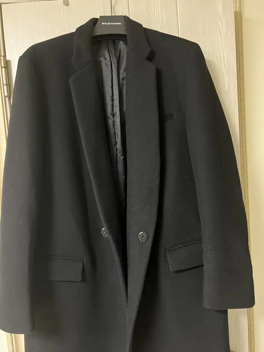 (Last Price) Solid Homme Black Coat(50) sells