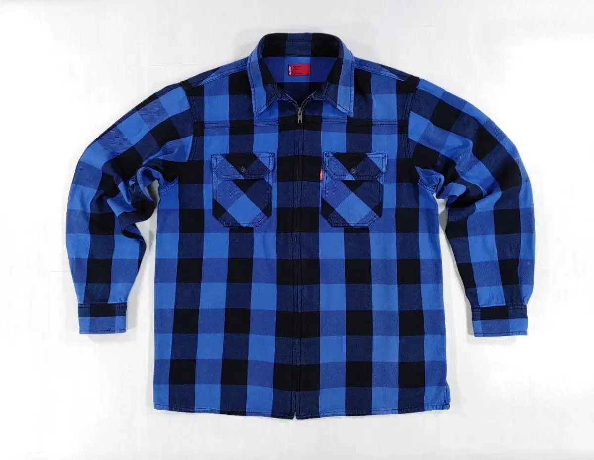 Levi's Zip-Up Buffalo Check Shirt L