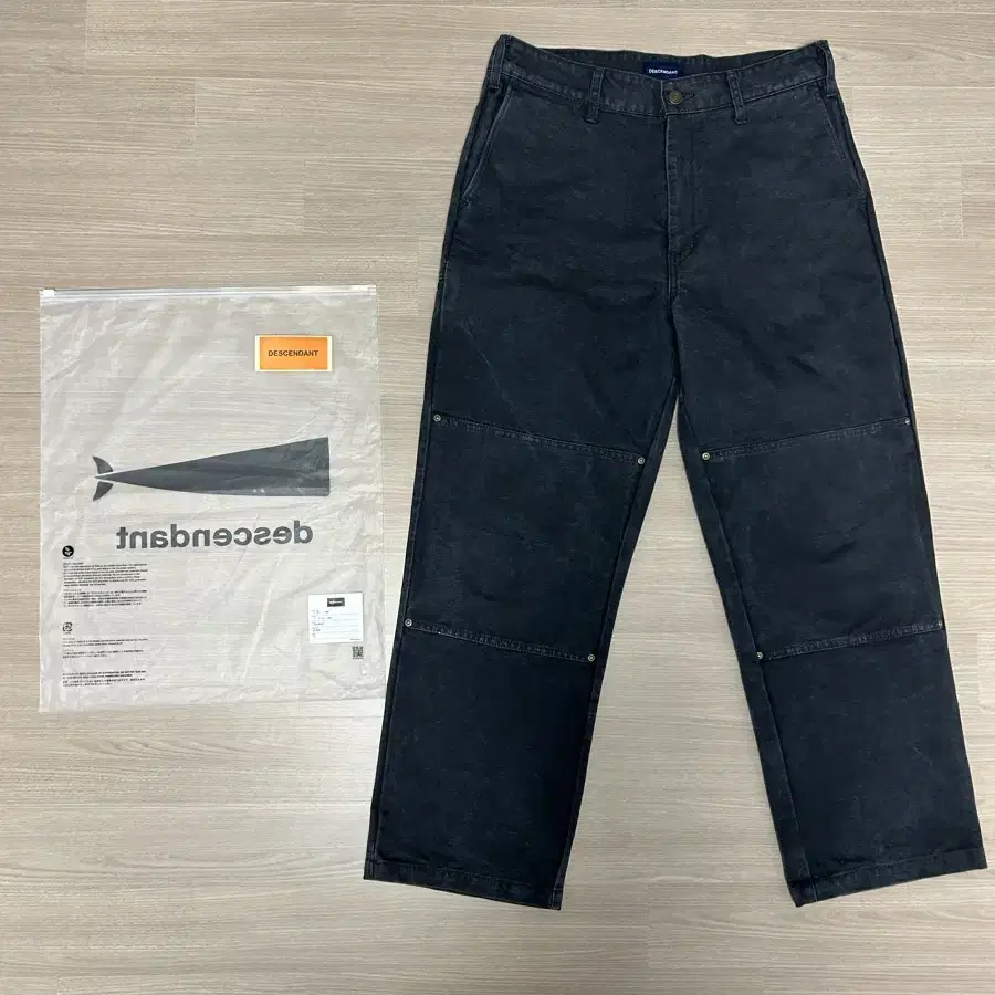 디센던트 24FW DET DOUBLE KNEE TROUSERS 2사이즈