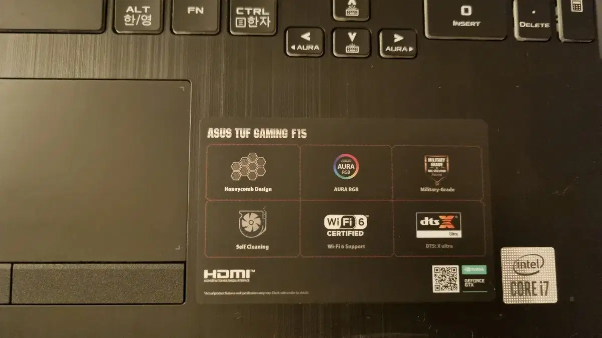 ASUS Gaming Laptop Tuf F15