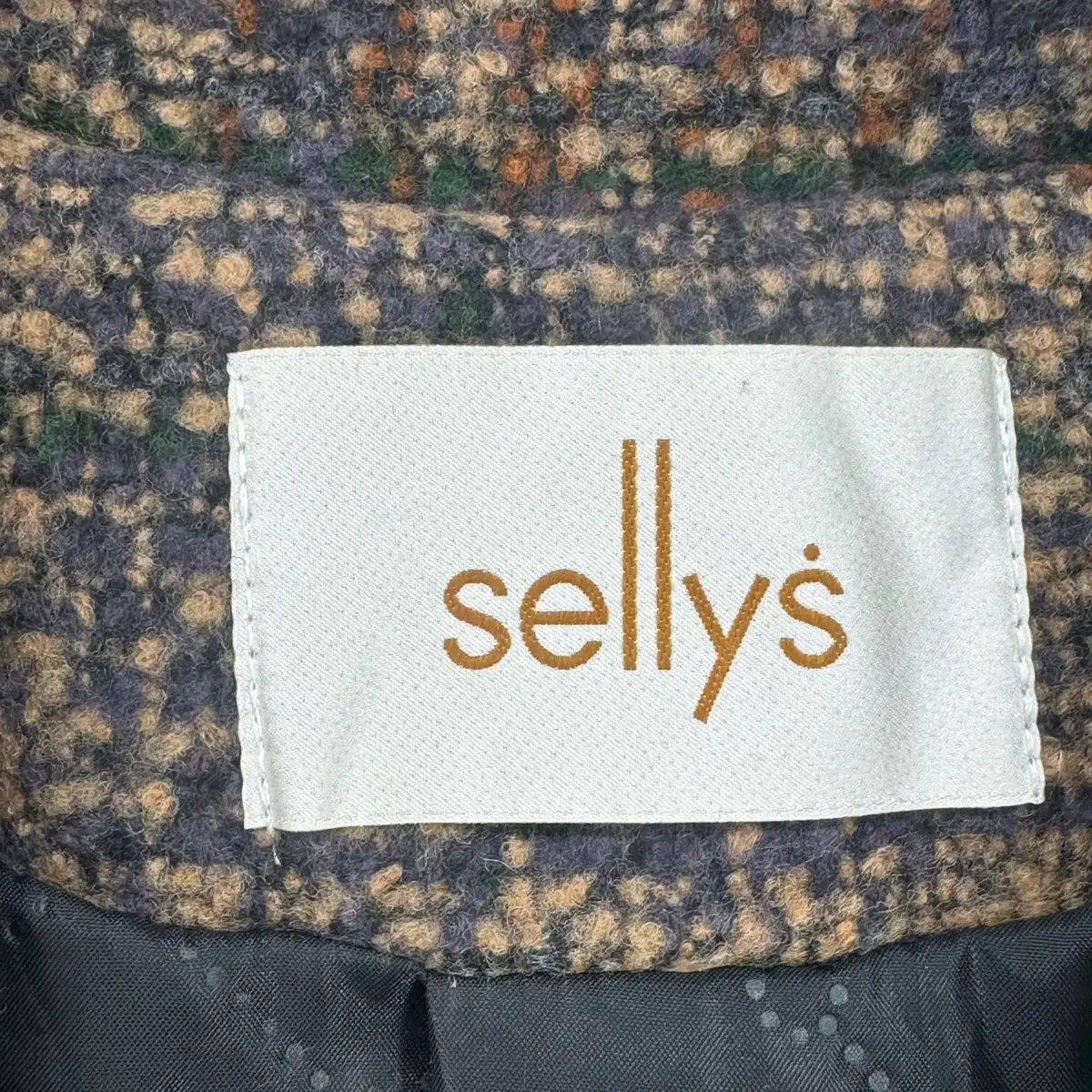 sellys 셀리 체크 롱코트 (F size / BROWN)