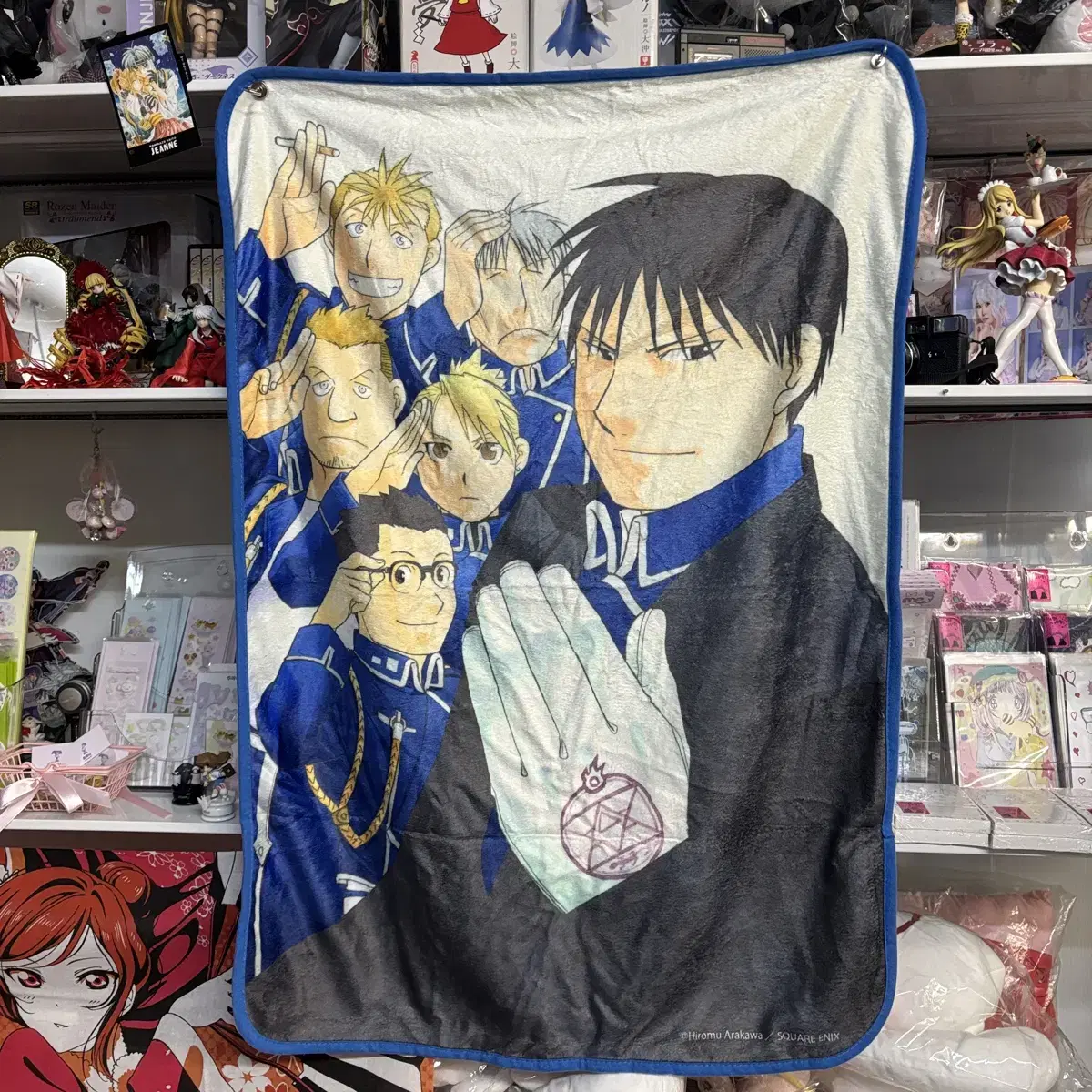 Fullmetal Alchemist Roy Mustang Team Mustang Blanket