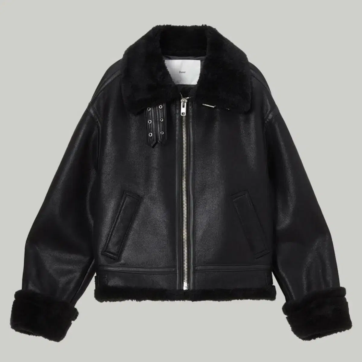 던스트 무스탕 shearing jacket xs