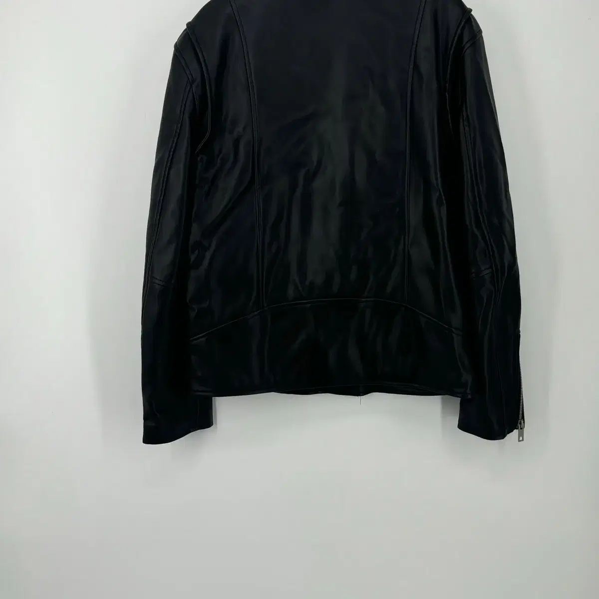 가죽 점퍼 라이더 자켓 (M size / BLACK)