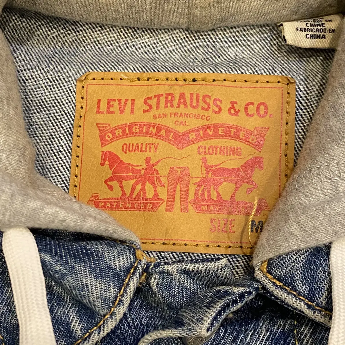 Levi's 리바이스 후드 데님 자켓