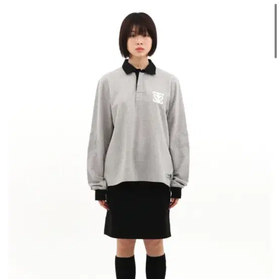 사파리스팟-ROUX BASE SCHOOL PK SLEEVE (GRAY)