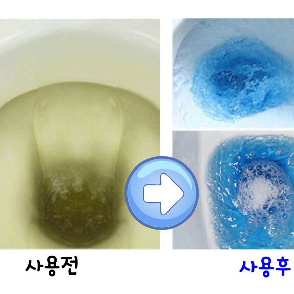 [ 3+1 대용량 ] 250g 자동 변기세정제 화장실 변기클리너 4개