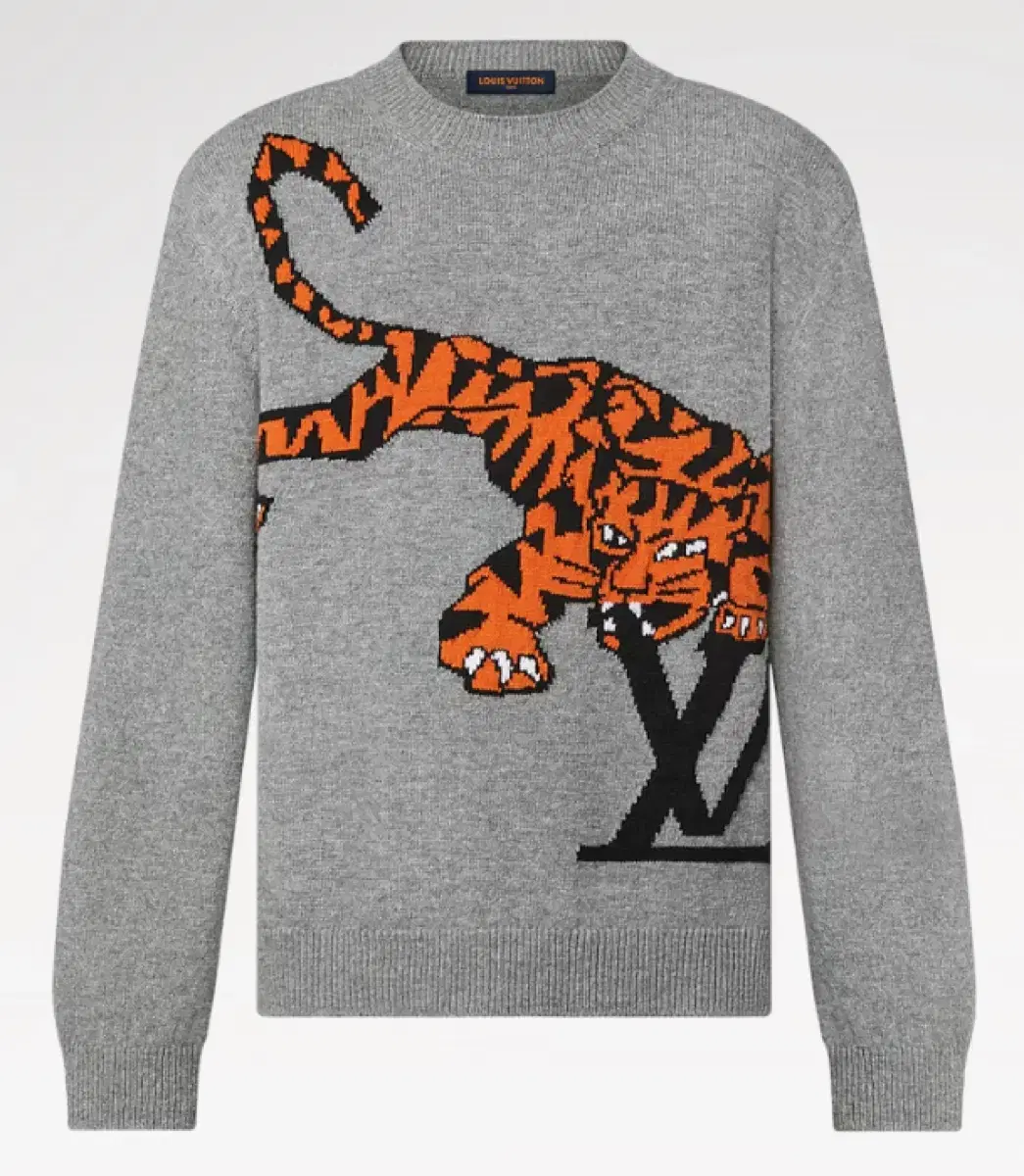 Louis Vuitton 22SS Tiger Intarsia Pullover size M