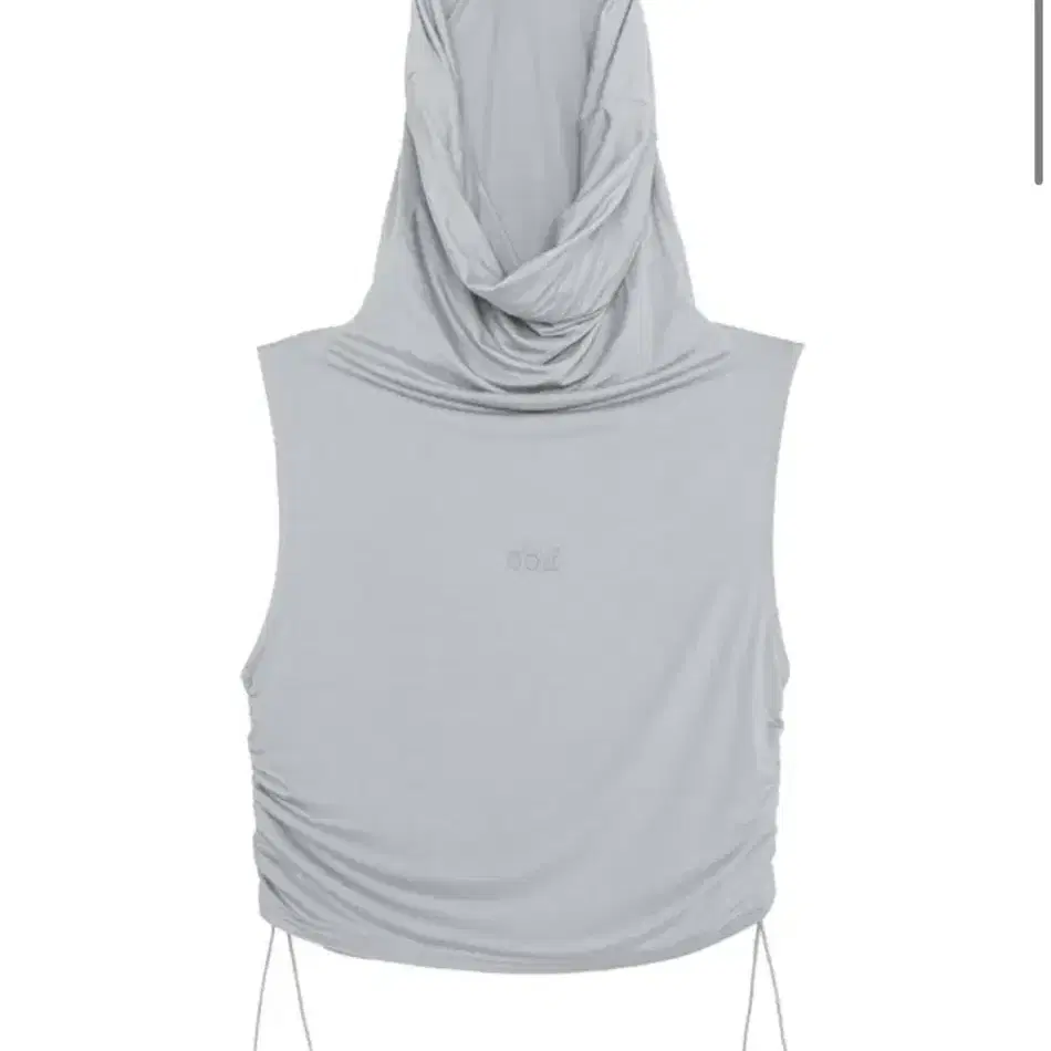 우화 HOOD SLEEVELESS GREY