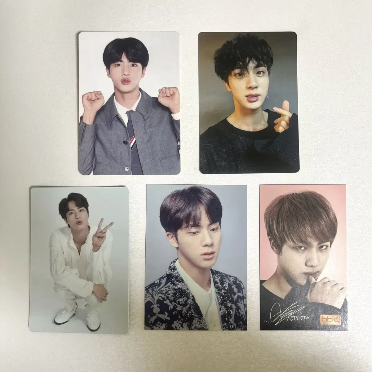 BTS jin kim seokjin photocard WTS