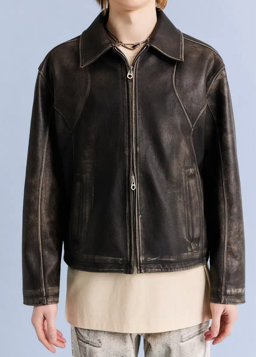 Addoff addoff Leather Jacket