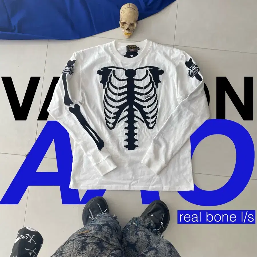 AAO X vanson REAL BONE LONG SLEEVE