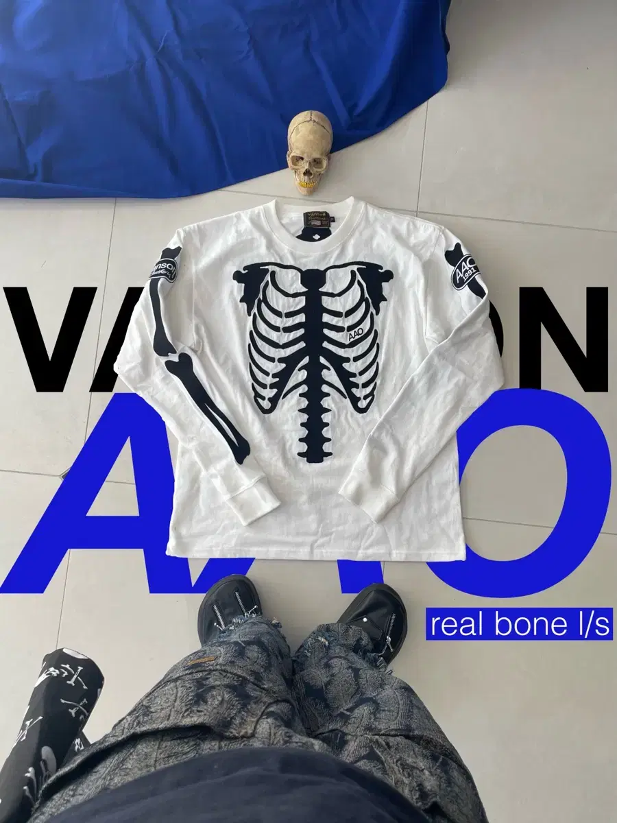 AAO X vanson REAL BONE LONG SLEEVE