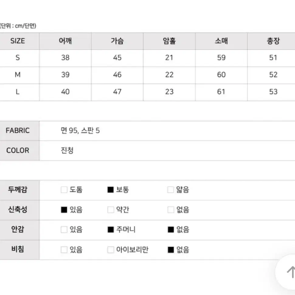 빈티지 워싱 청자켓