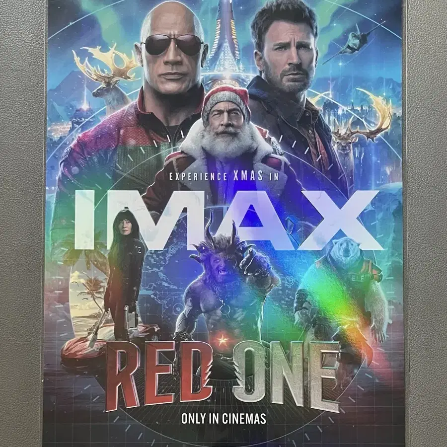 레드 원 아이맥스 (IMAX) 포스터