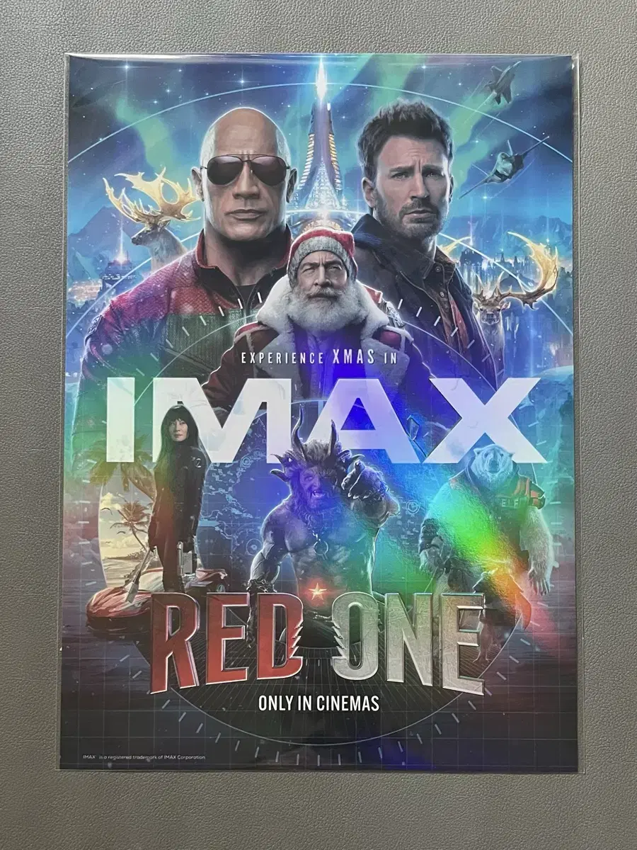 레드 원 아이맥스 (IMAX) 포스터