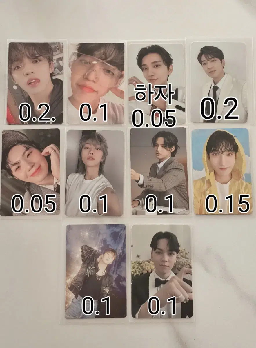 Seventeen photocard Caratbahn FML Feathersun wonwoo dk Koops mingyu myungho woozi Seungkwan