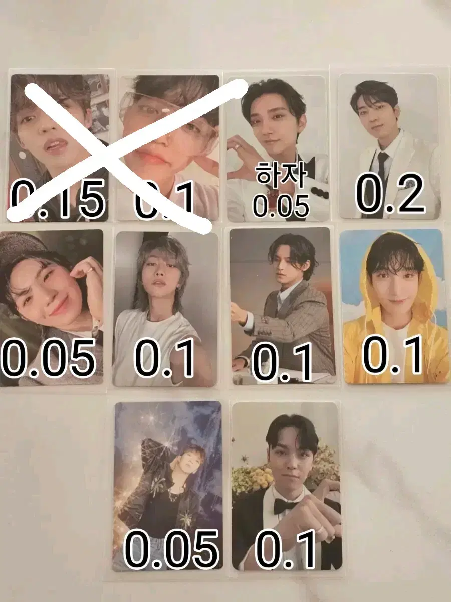 Seventeen photocard Caratbahn FML Feathersun wonwoo dk Koops mingyu the8 woozi Seungkwan