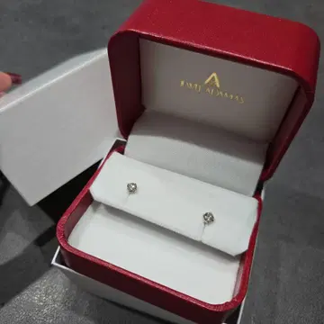 JEWEL ADAMAS 귀걸이 플래티나 금