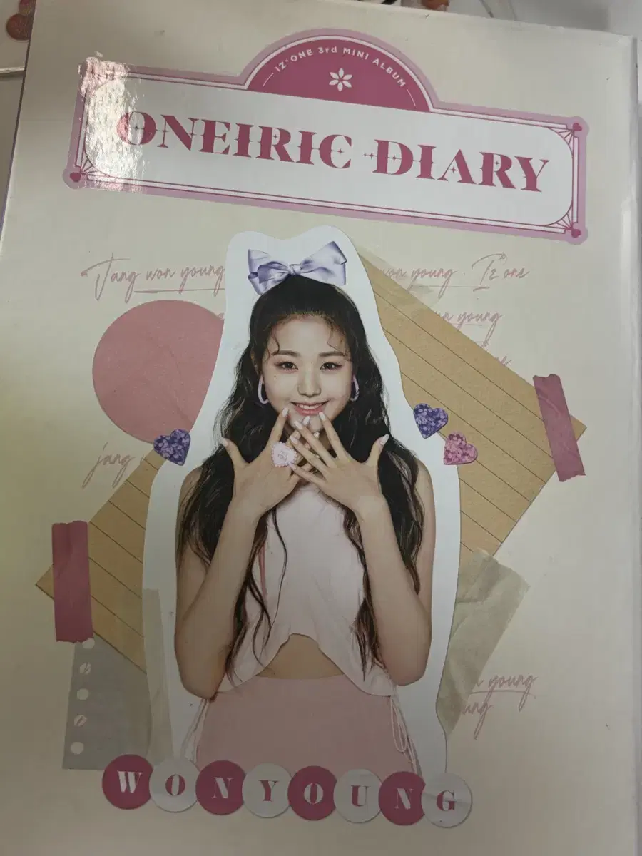 ive iz*one jang wonyoung fantasy fairy tale diary album cover