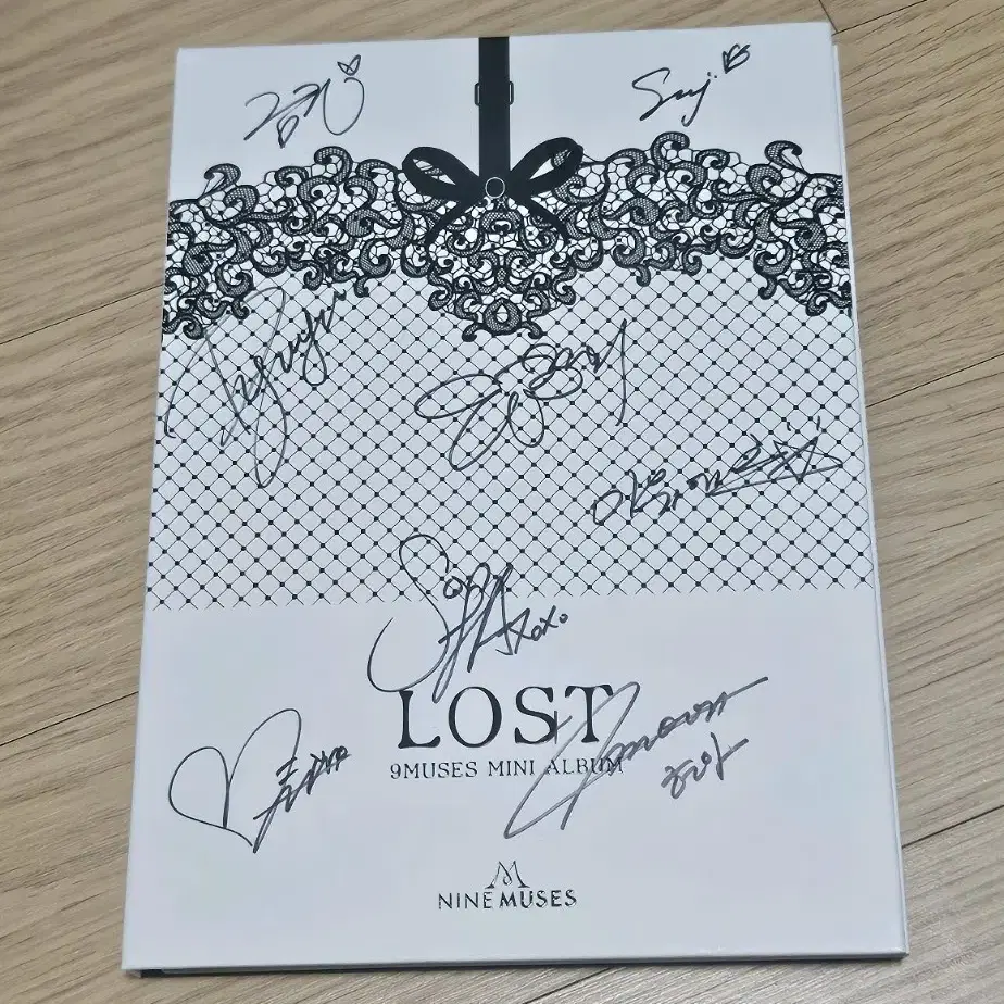 나인뮤지스 LOST 싸인 앨범 판매합니다