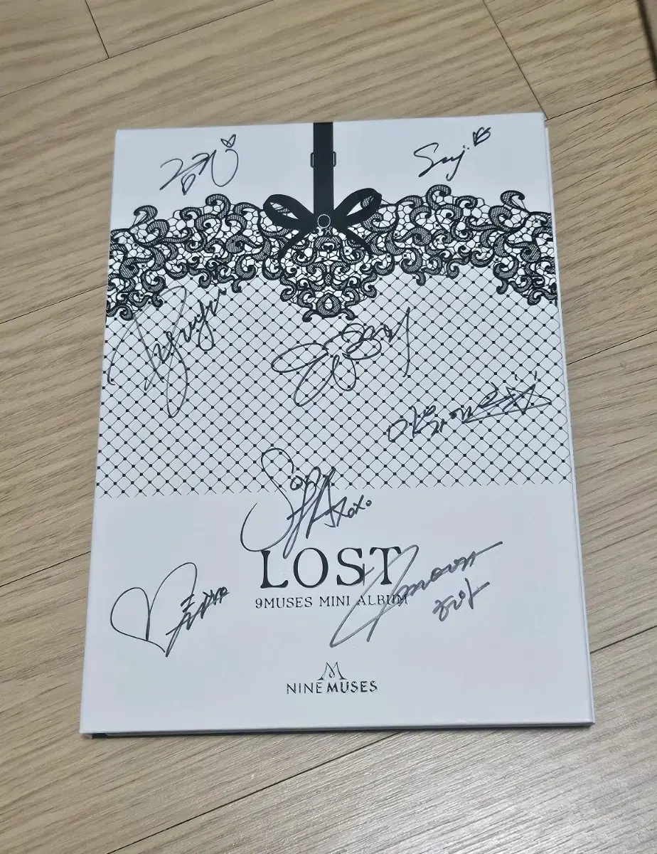 Nine Muses LOST sign album sells