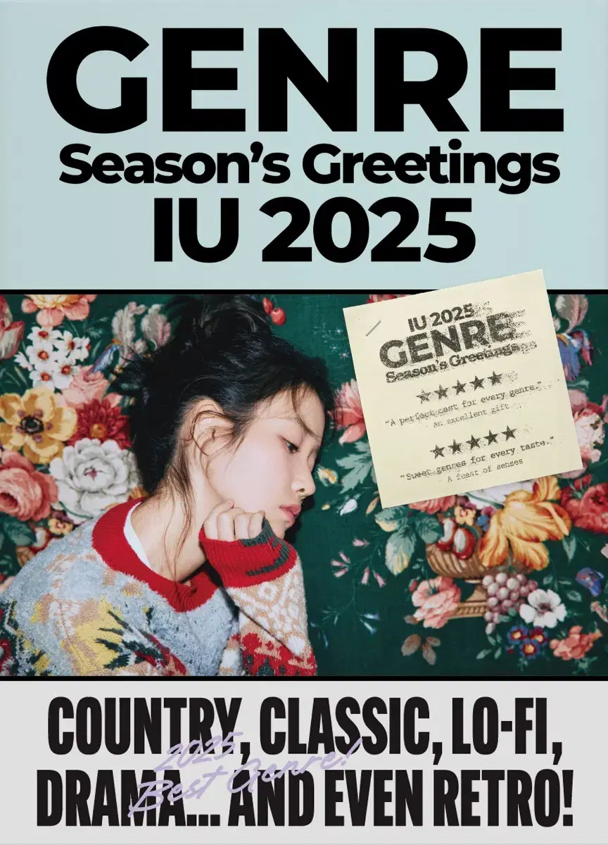 IU 2025 season's greetings sells keycaps