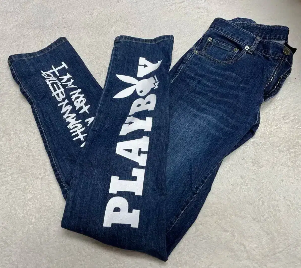 Ain't No Human Being x Playboy Denim Pants Jeans