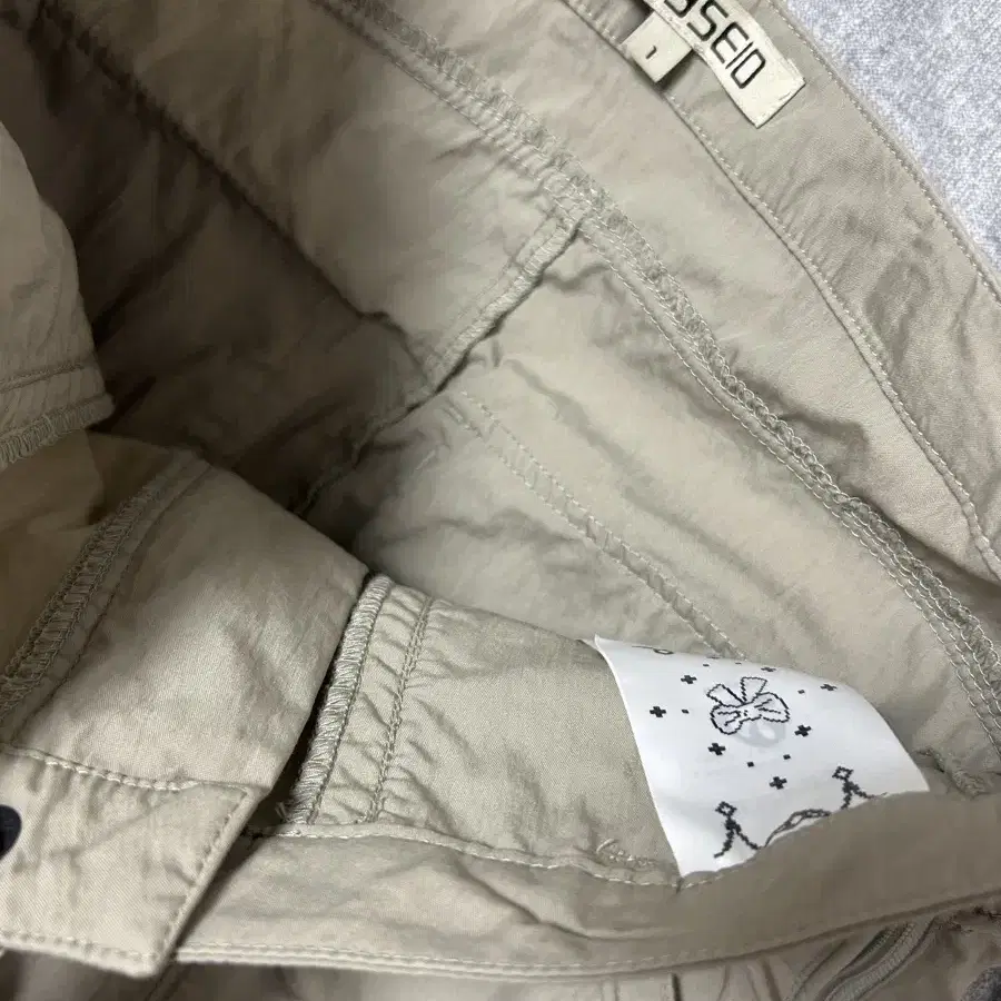 SIDE ZIPPER LINE PANTS BEIGE 1사이즈