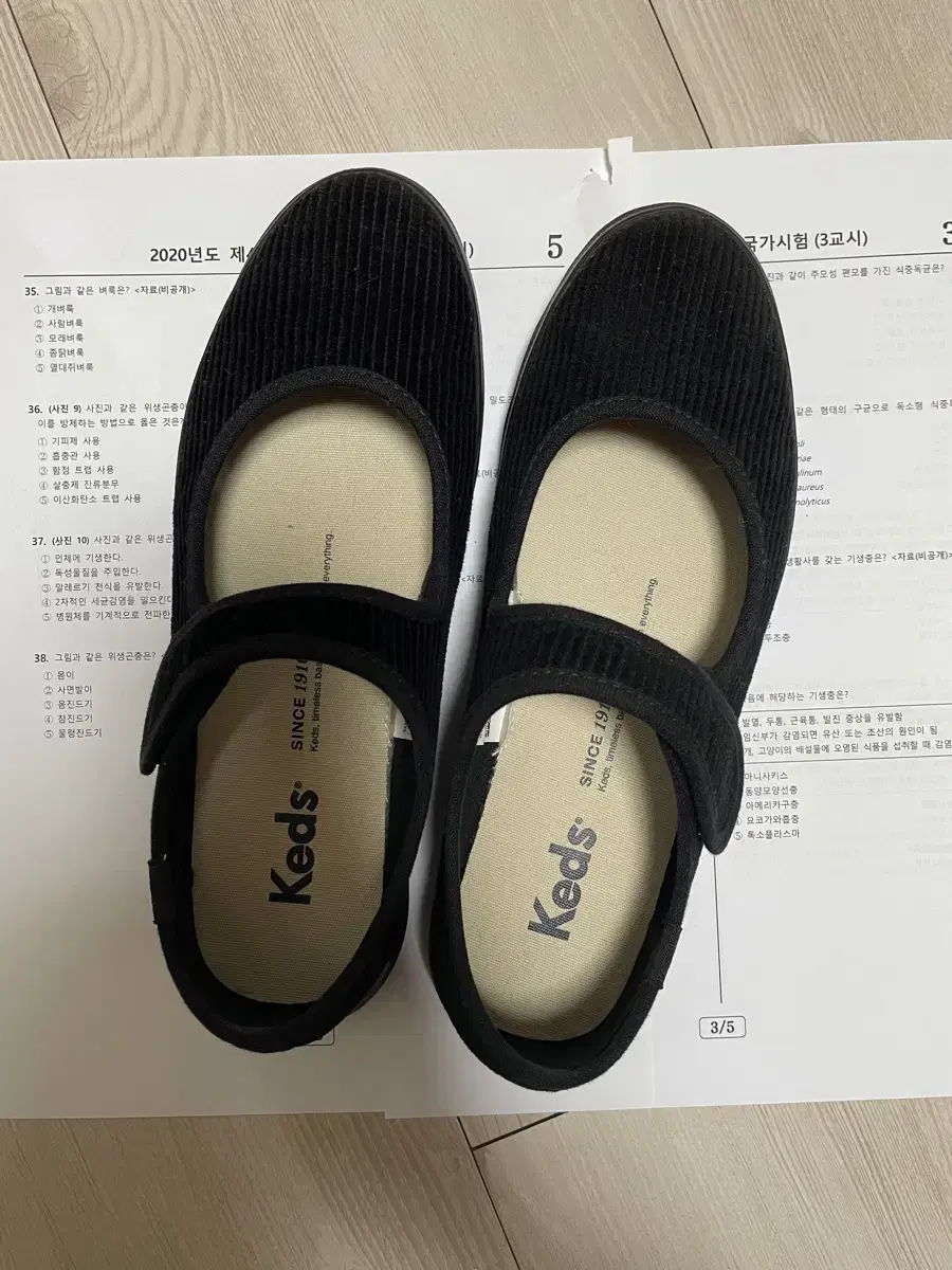 Keds 케즈 코듀로이 메리제인 블랙