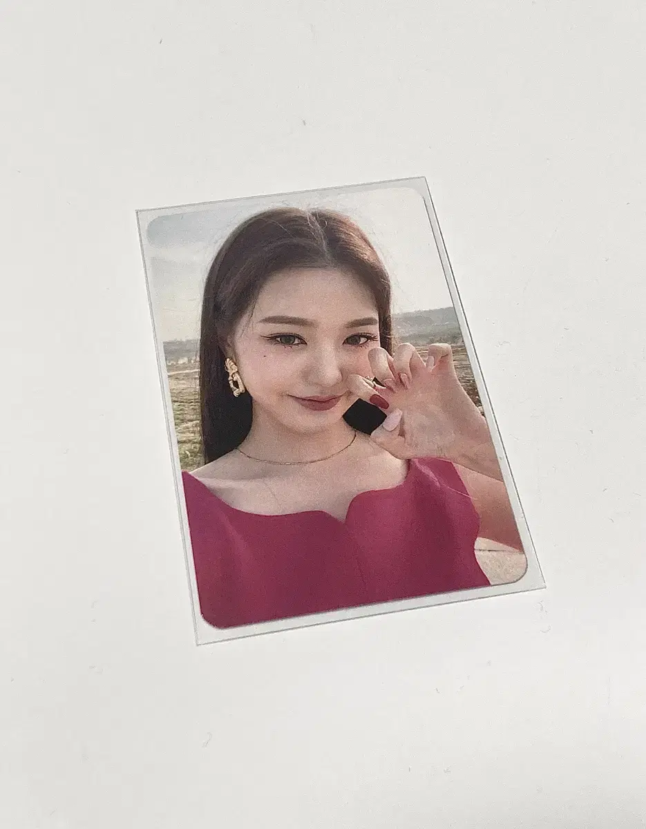 ive eleven makestar jang wonyoung photocard(foxdom)