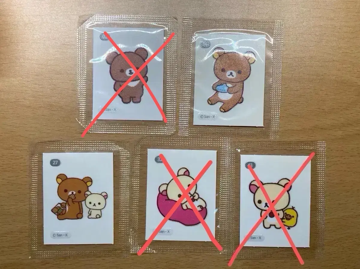 Rilakkuma Bandeau Seal CU No. 2 No. 14 No. 27 No. 32 No. 43