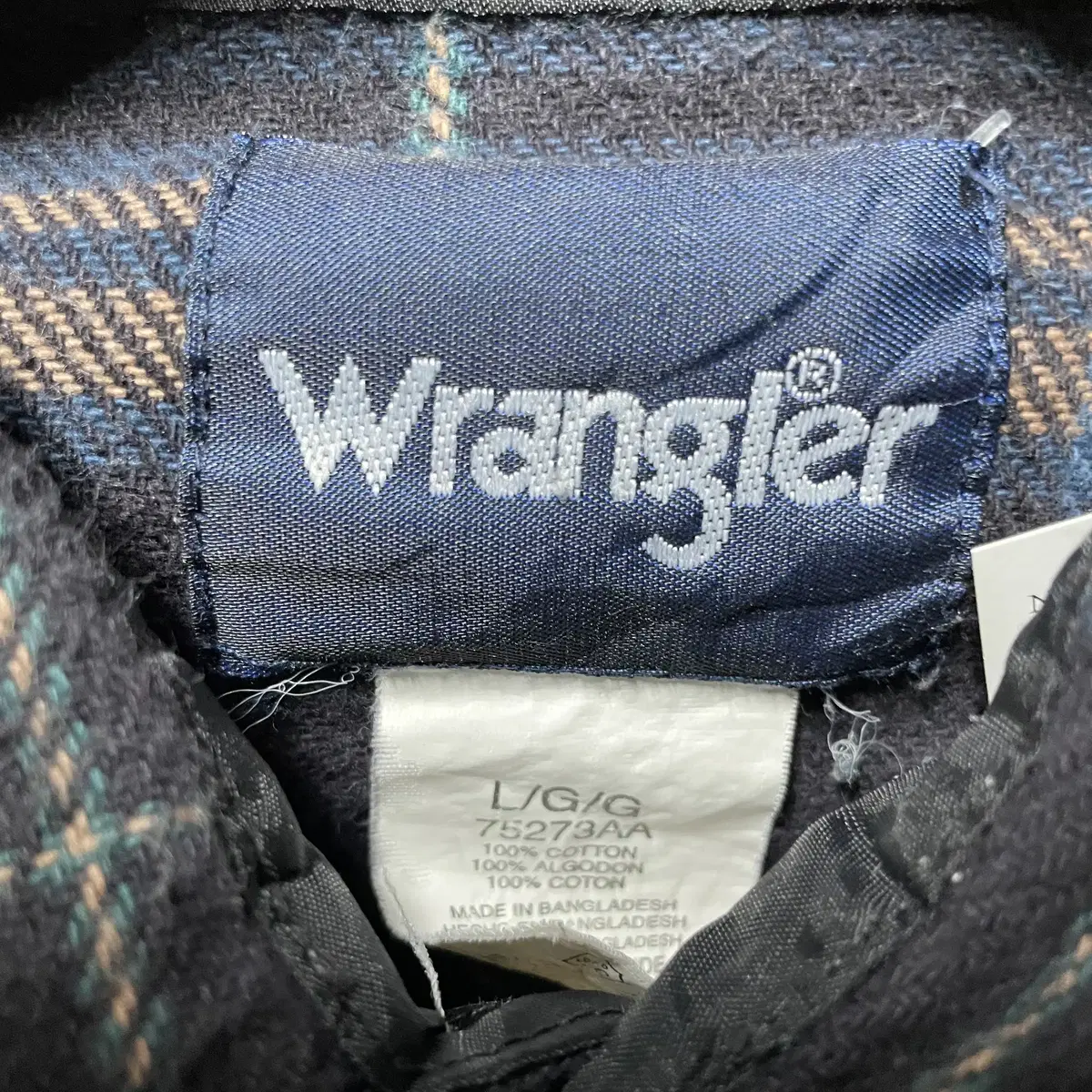 Wrangler 랭글러 헤비 플란넬 체크셔츠