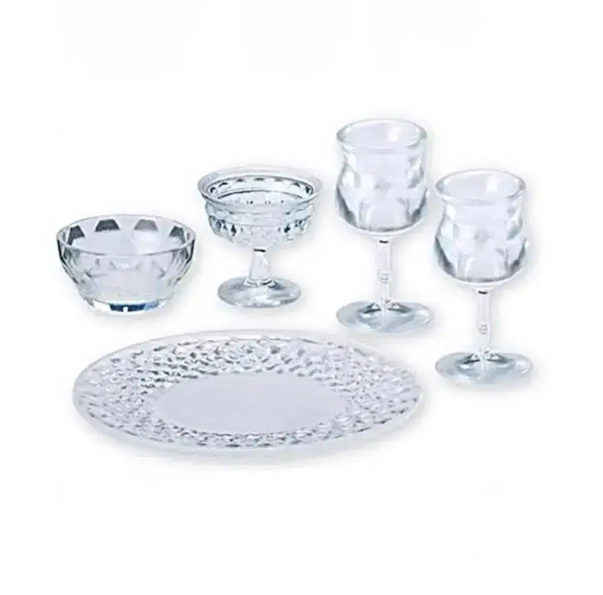 Reminiscent tableware crystal