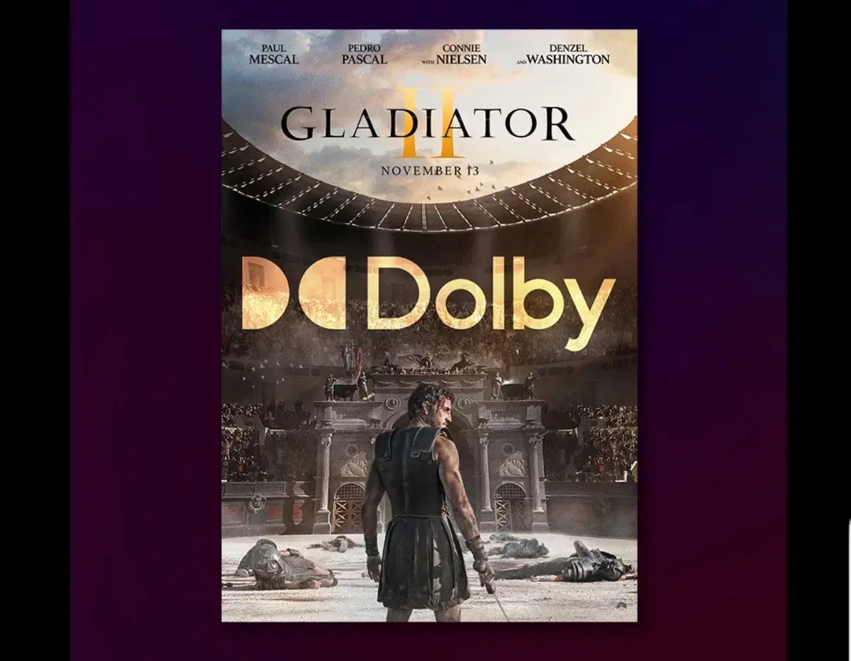 Gladiator 2 Dolby Poster