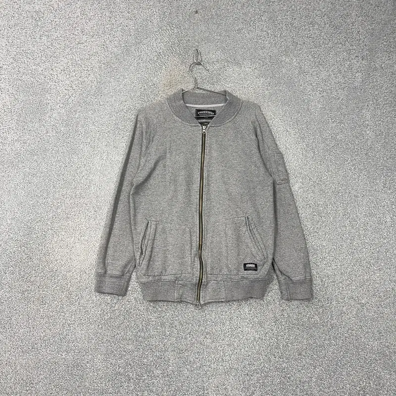 Prismeworks Cotton Grey Zip-up Jacket L