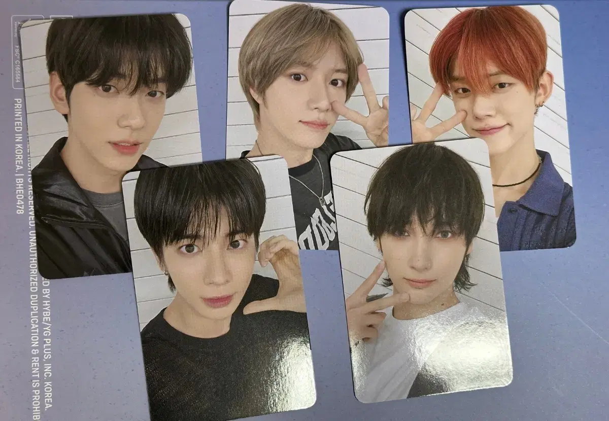 Spot txt Dimamu 2nd photocard video call event yeonjun soobin beomgyu taehyun Hooning wts Buncheol