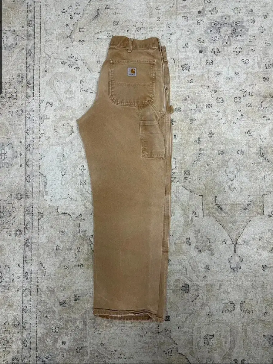 34x30 Calhart Double Knee Vintage Brown