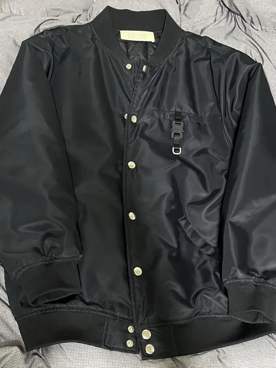 [S] Alix Buckle Padded Bomber Jacket