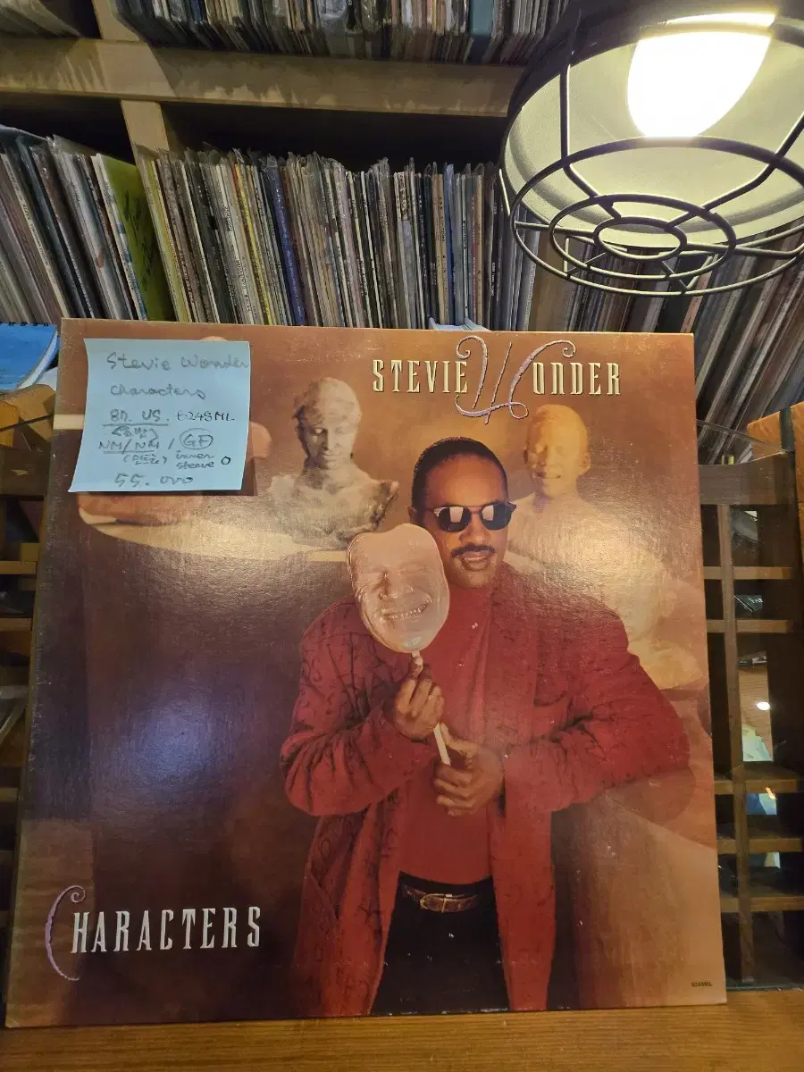 Stevie Wonder.characters.87.US초반.민트급lp