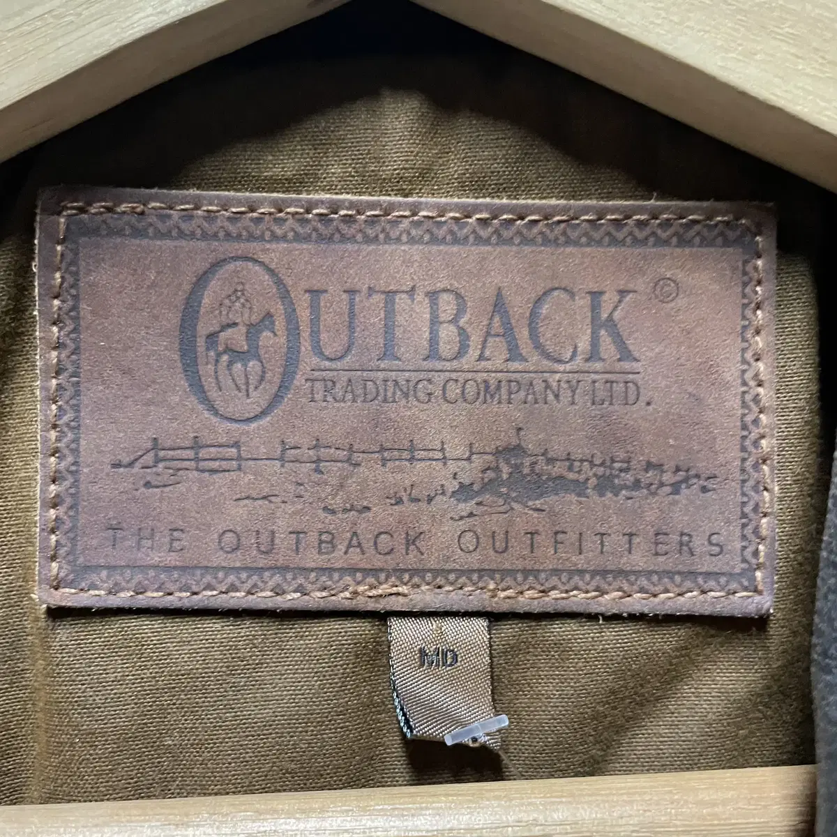 OUTBACK 아웃백 헌팅 왁스자켓