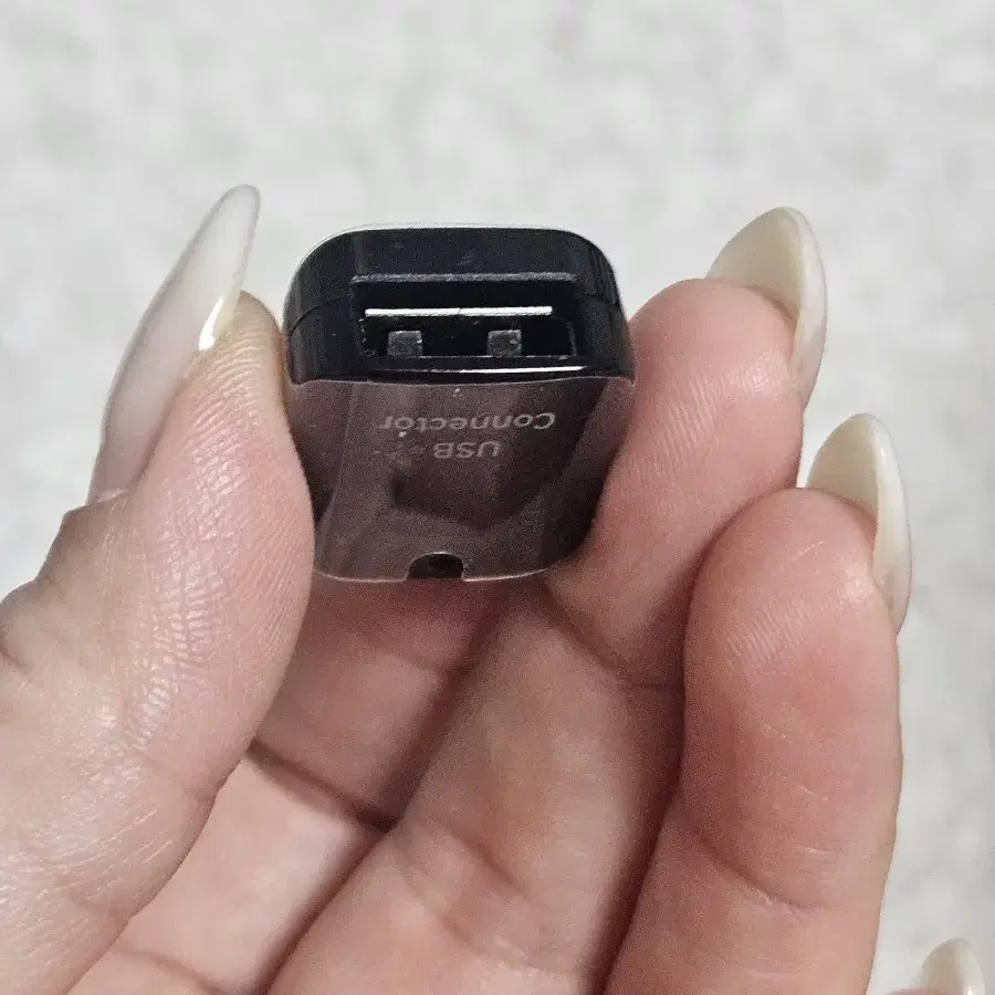 OTG어댑터 젠더 슈퍼 삼성 OEM OTG USB C 어댑터 광택 블랙