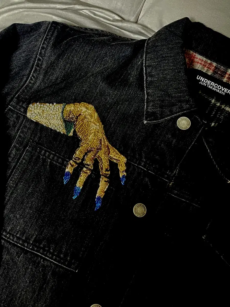 [3] Undercover Dehand Denim Jacket (beaded version)