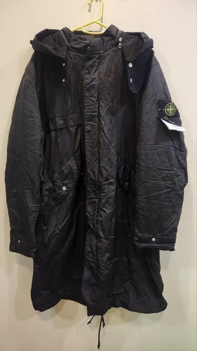 Stone Island Nylon and Metal Primaloft Long Jacket