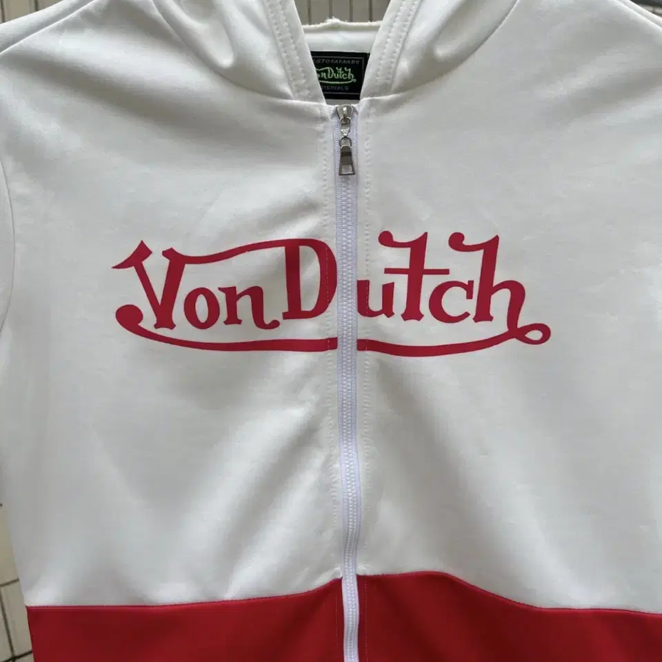 본더치 후드 반팔 져지 Von Dutch