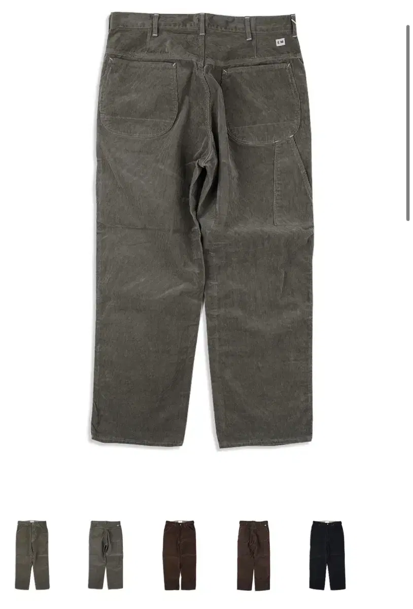 ENDS AND MEANS Corduroy Painter Pants S