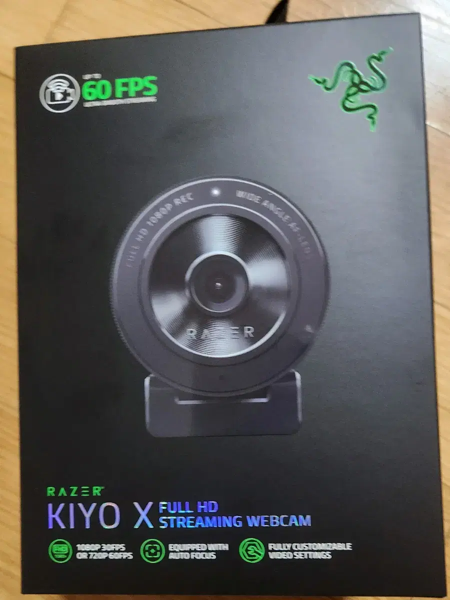 레이저 웹캠 키요x  Razer Kiyo X