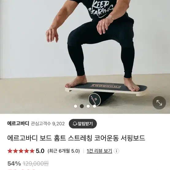 에르고바디 보드 홈트 스트레칭 코어운동 서핑보드