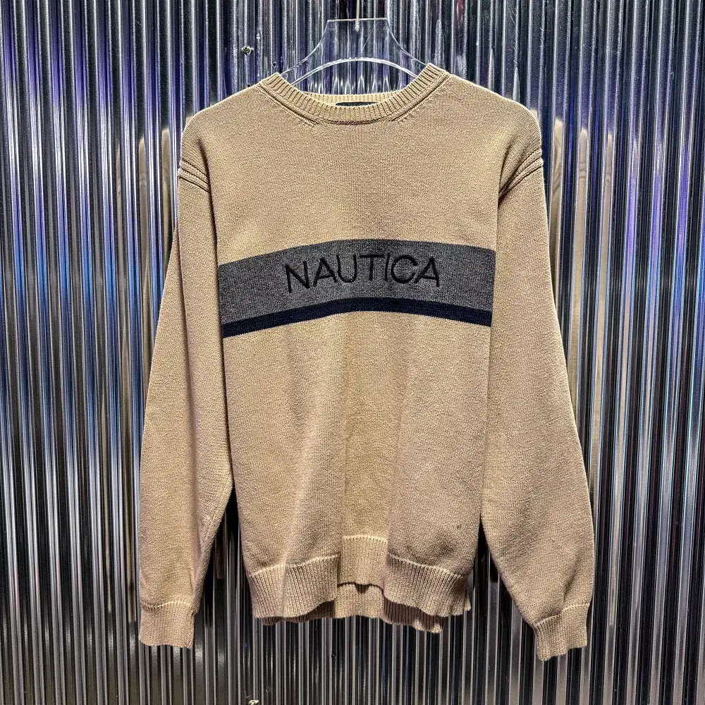 Nautica Cotton Round Neck Knit (Domestic M) CE406